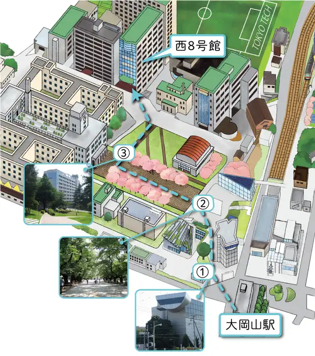 大岡山キャンパスマップ